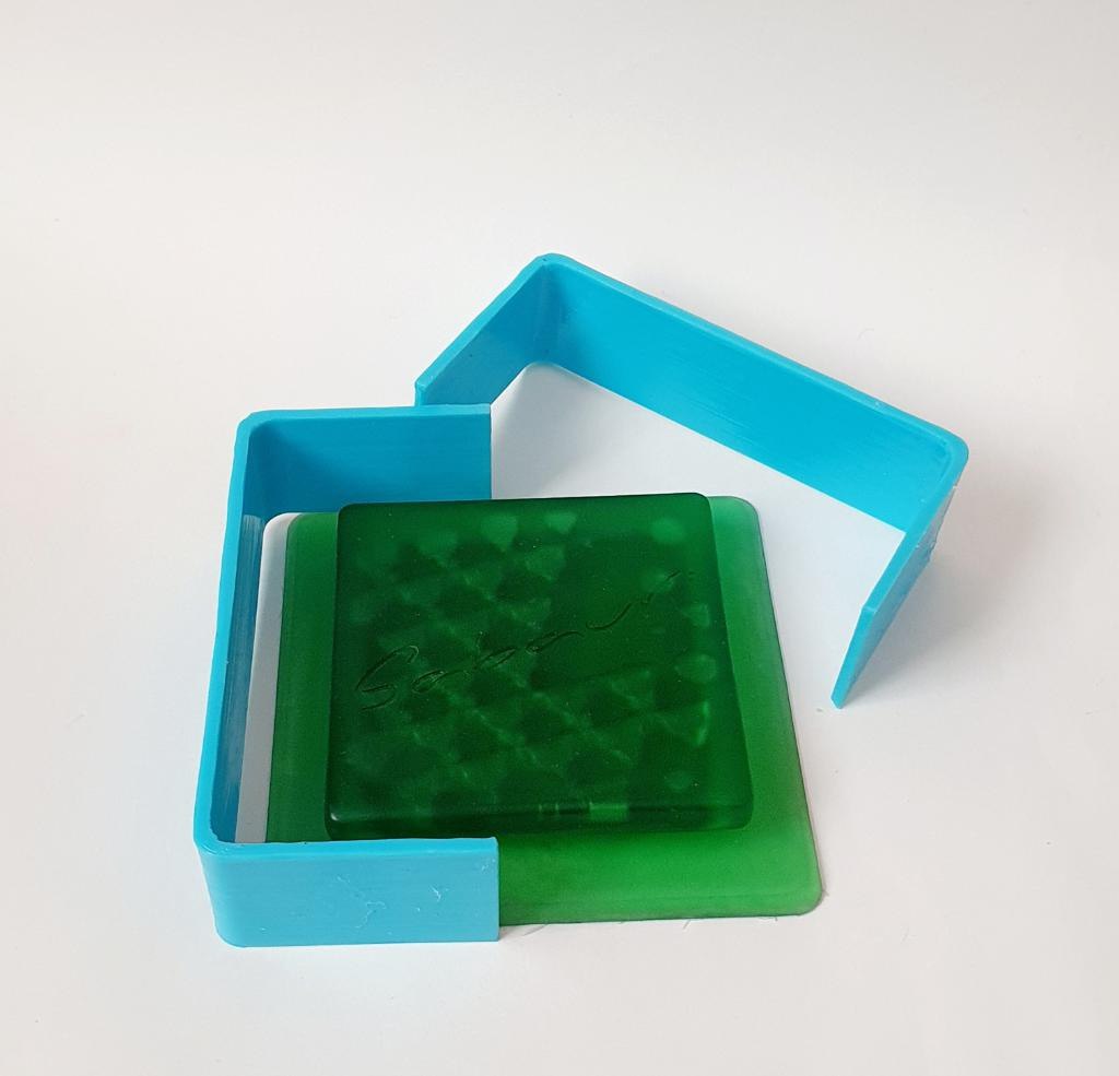 Силиконовая форма  Мягкий квадрат 200