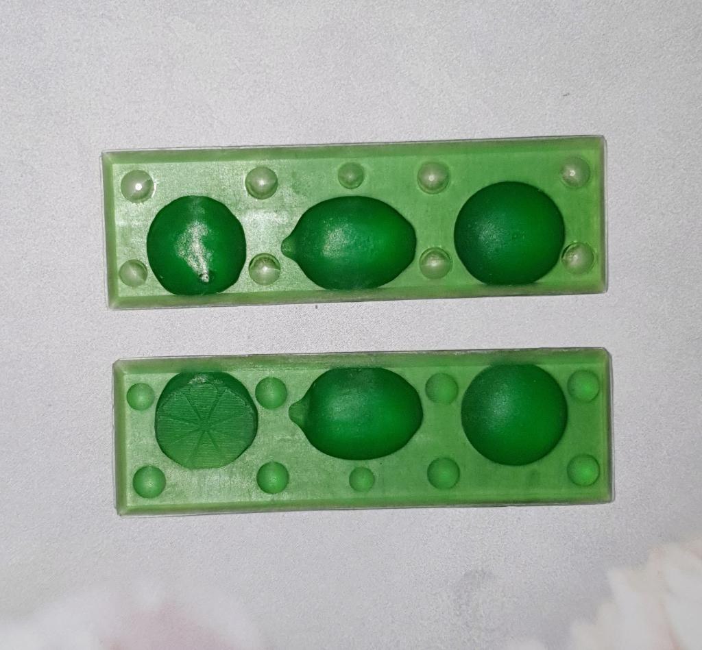 Силиконовая форма Цитрусовый микс: лимон, поллимона, апельсин